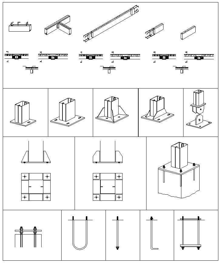 Steel Structure Details,Steel Structure CAD drawings,Steel building,Steel Structure Design