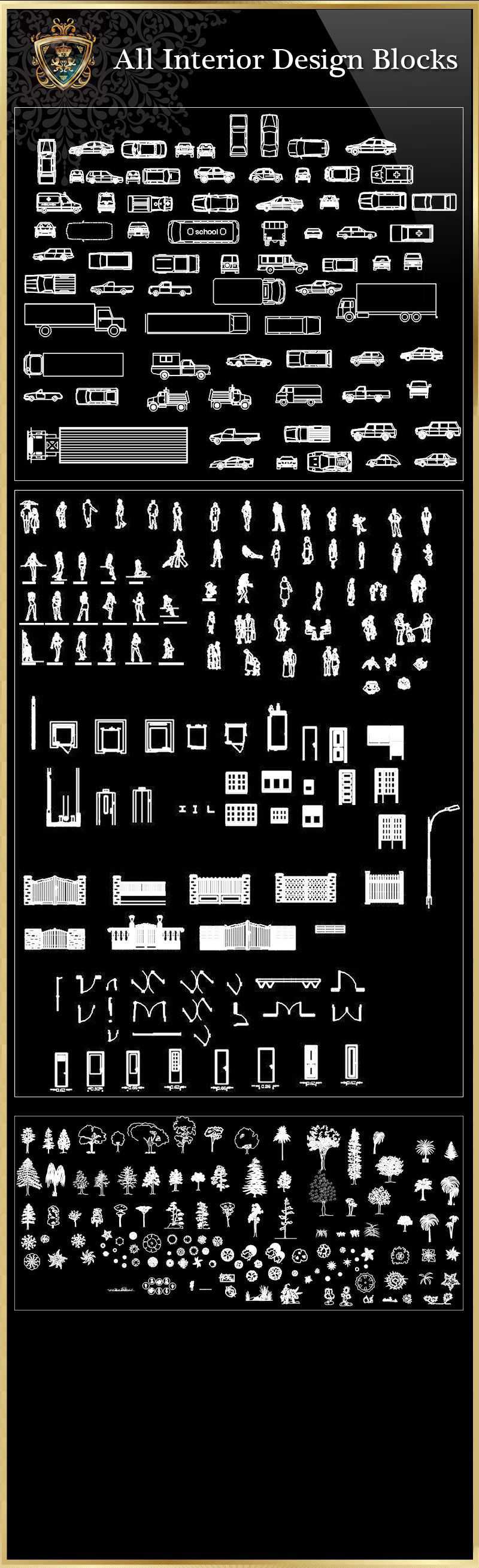 ★【All Interior Design Blocks 8】Luxury home, Luxury Villas, Luxury Palace, Architecture Ornamental Parts, Decorative Inserts & Accessories, Handrail & Stairway Parts, Outdoor House Accessories, Euro Architectural Components, Arcade