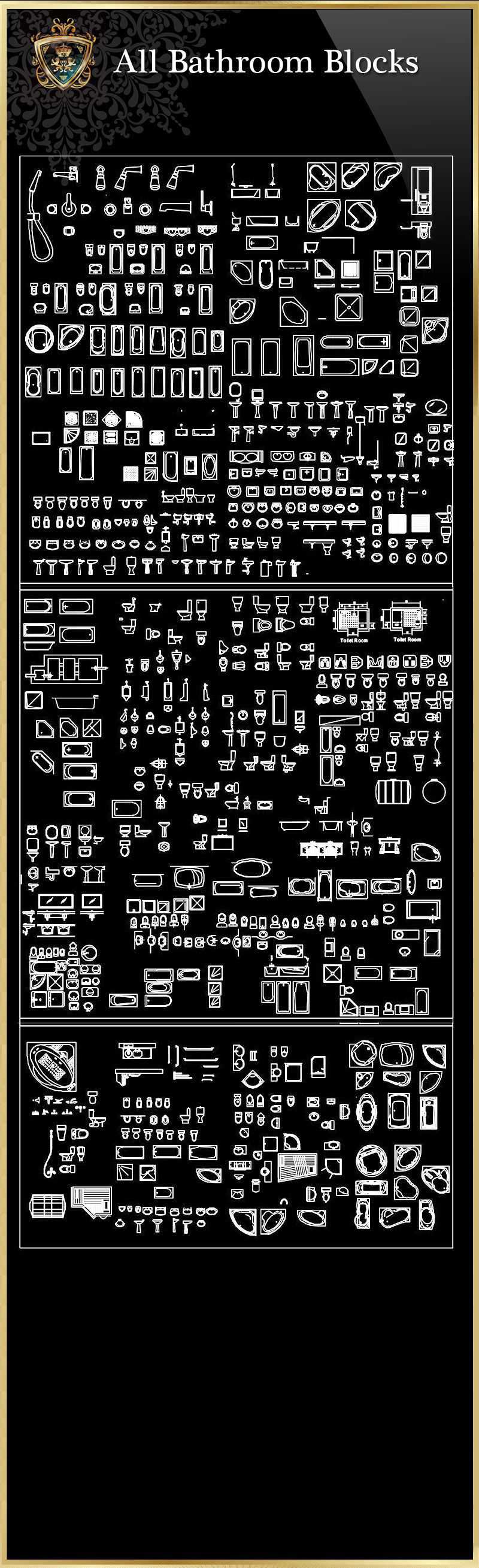 ★【All Bathroom Blocks】Luxury home, Luxury Villas, Luxury Palace, Architecture Ornamental Parts, Decorative Inserts & Accessories, Handrail & Stairway Parts, Outdoor House Accessories, Euro Architectural Components, Arcade