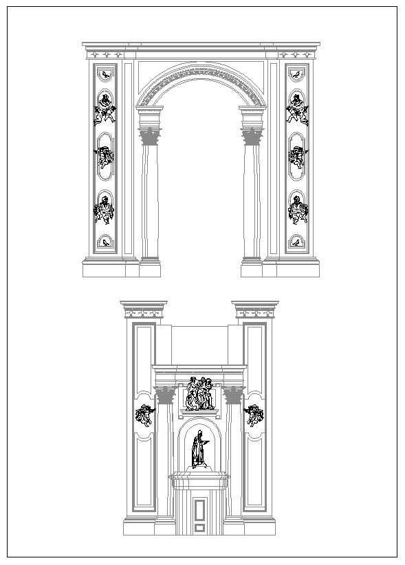 Architecture Ornamental Parts,Decorative Inserts & Accessories,Handrail & Stairway Parts,Outdoor House Accessories,Euro Architectural Components,Arcade,Architrave,fences,gates,railings,handrails,staircases,iron finials,balusters,Architecture Decoration Drawing,Decorative Elements,Interior Decorating,Neoclassical Interior Design