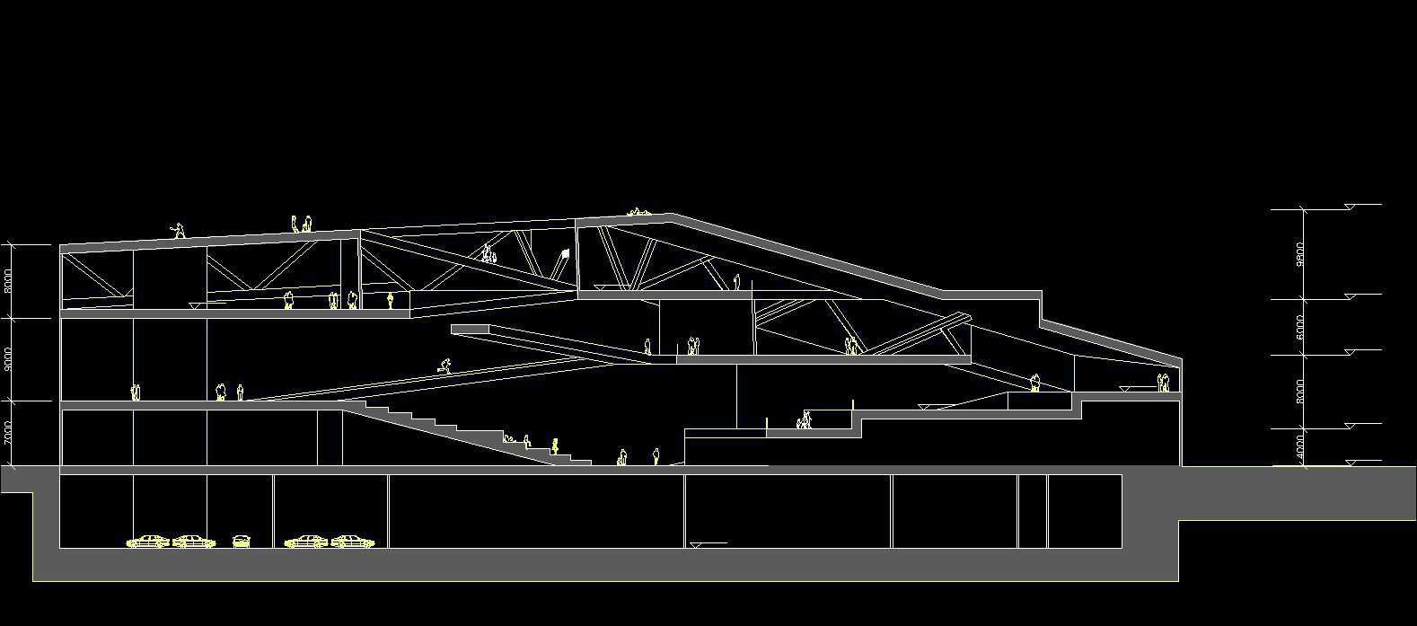  Museum Floor Plans and Drawings-Elevations, Design  concept, and Details