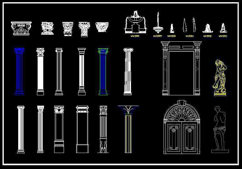Landscape Design 2D Blocks