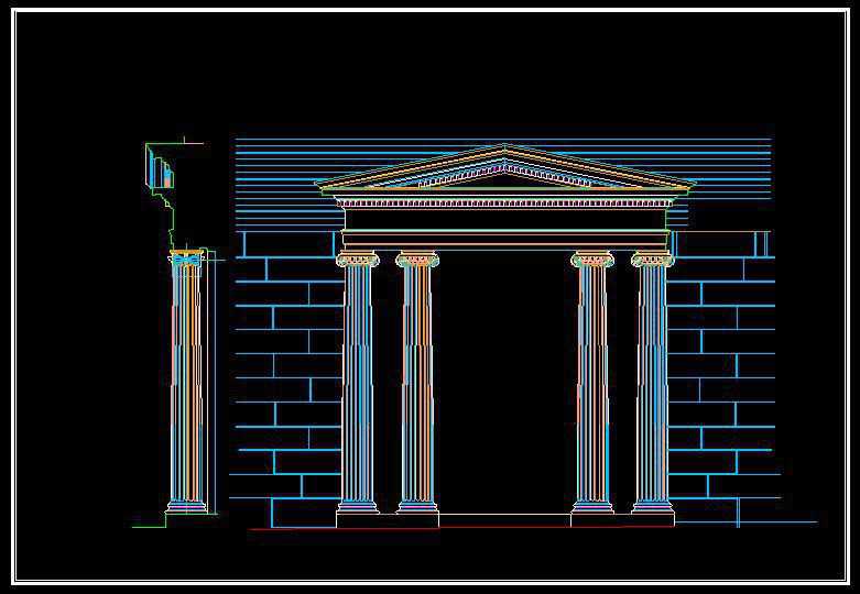Architecture Decoration Drawing