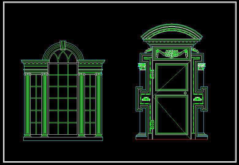 Architecture Decoration Drawing